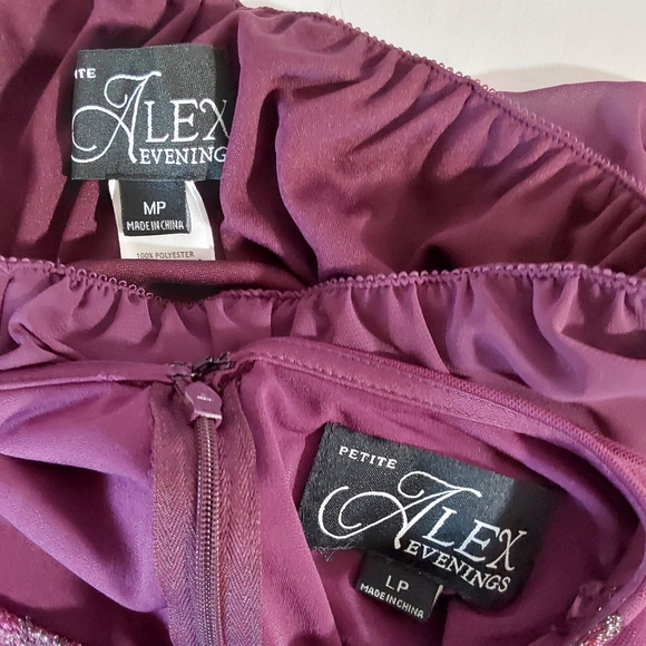 Alex Evening Petite twin set Top Blouse Large PWith Matching Pants Petite Large - Picture 11 of 12